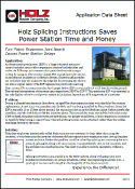 Holz Rubber Application Data Sheets Holz Splicing Instructions Saves Power Station Time and Money