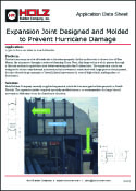 Holz Rubber Application Data Sheets Expansion Joint Designed and Molded to Prevent Hurricane Damage